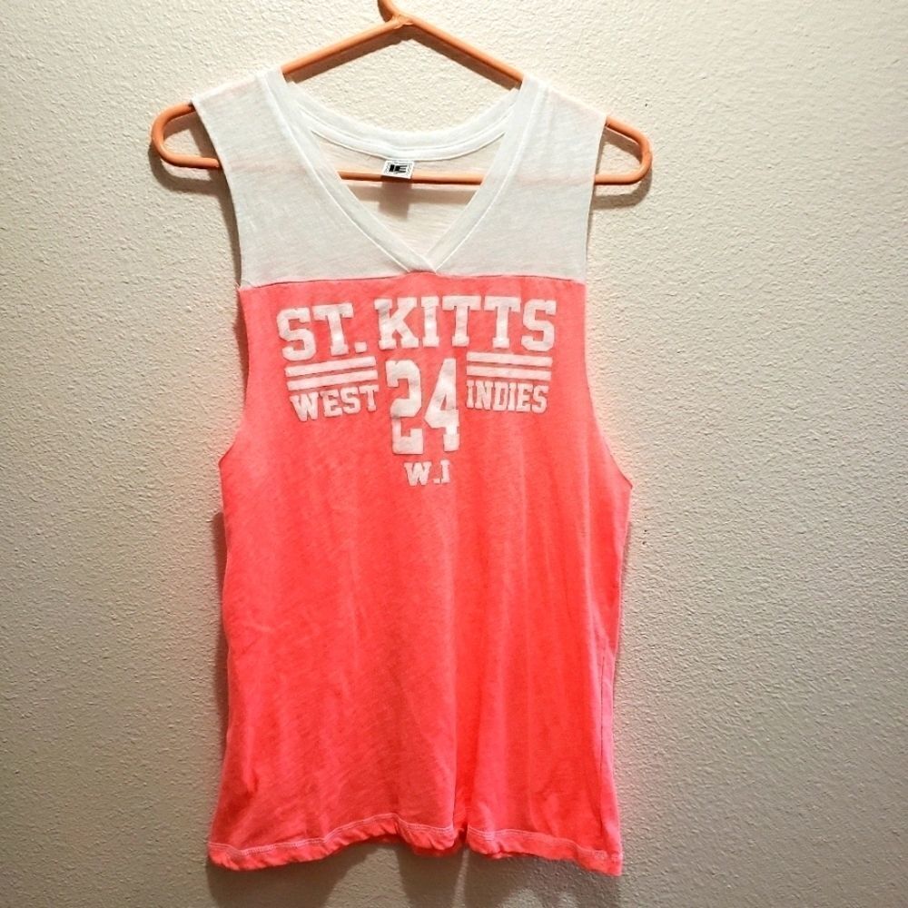 LE tank top, pink, M